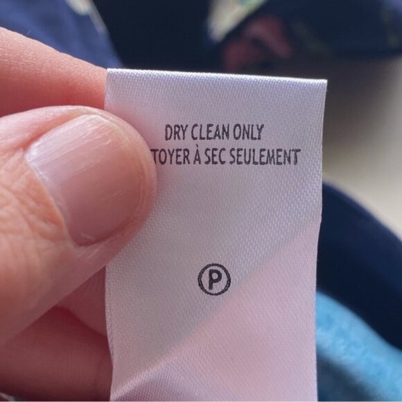 PARKER Pants Woman 2 Malolo Navy Daphne Joggers Silk Floral Mid Rise Pockets - Picture 11 of 16